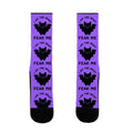 I Am The Night Fear Me Socks