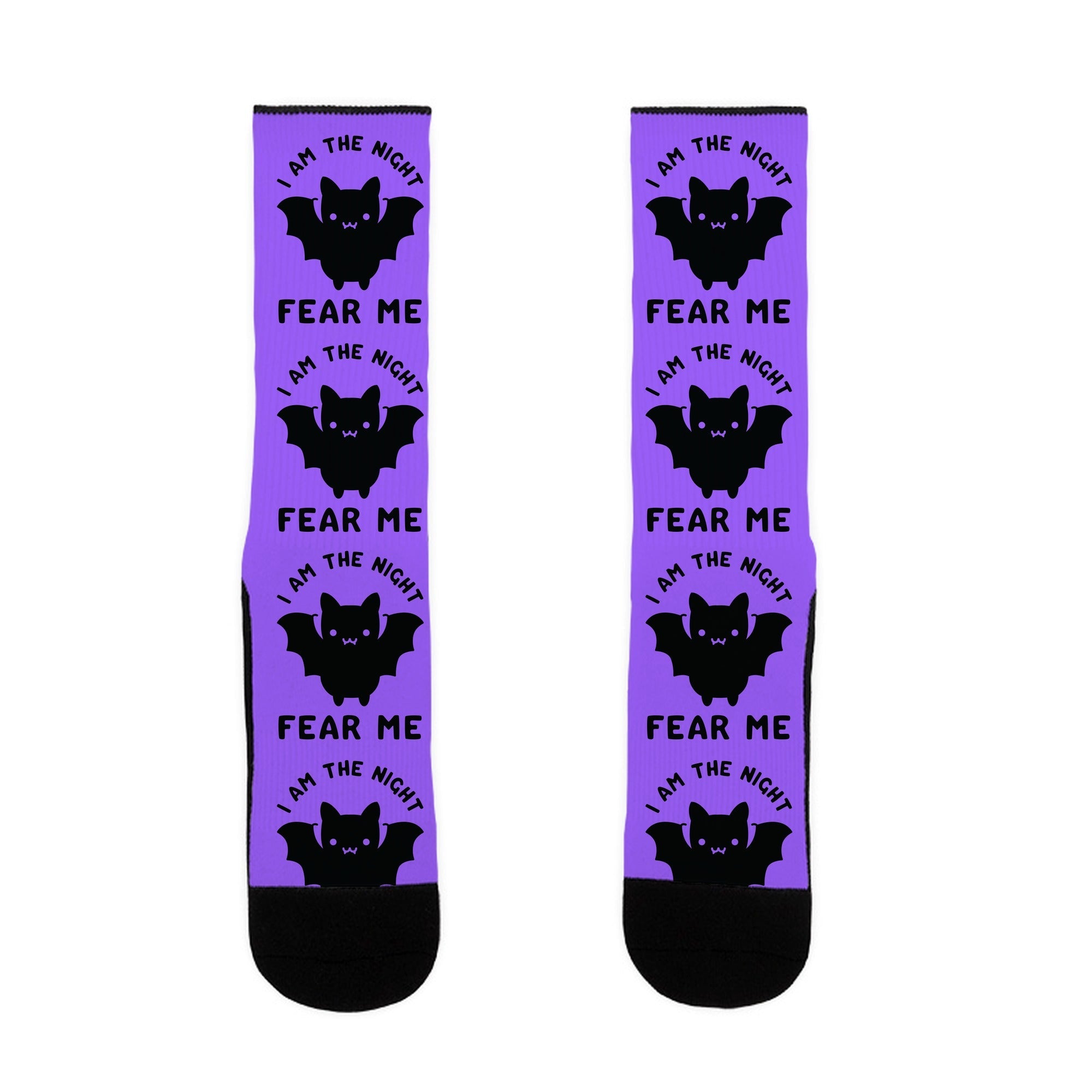 I Am The Night Fear Me Socks