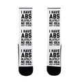 I Have Abs-olutely No Idea What I'm Doing Socks