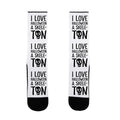 I Love Halloween A Skele-Ton Socks