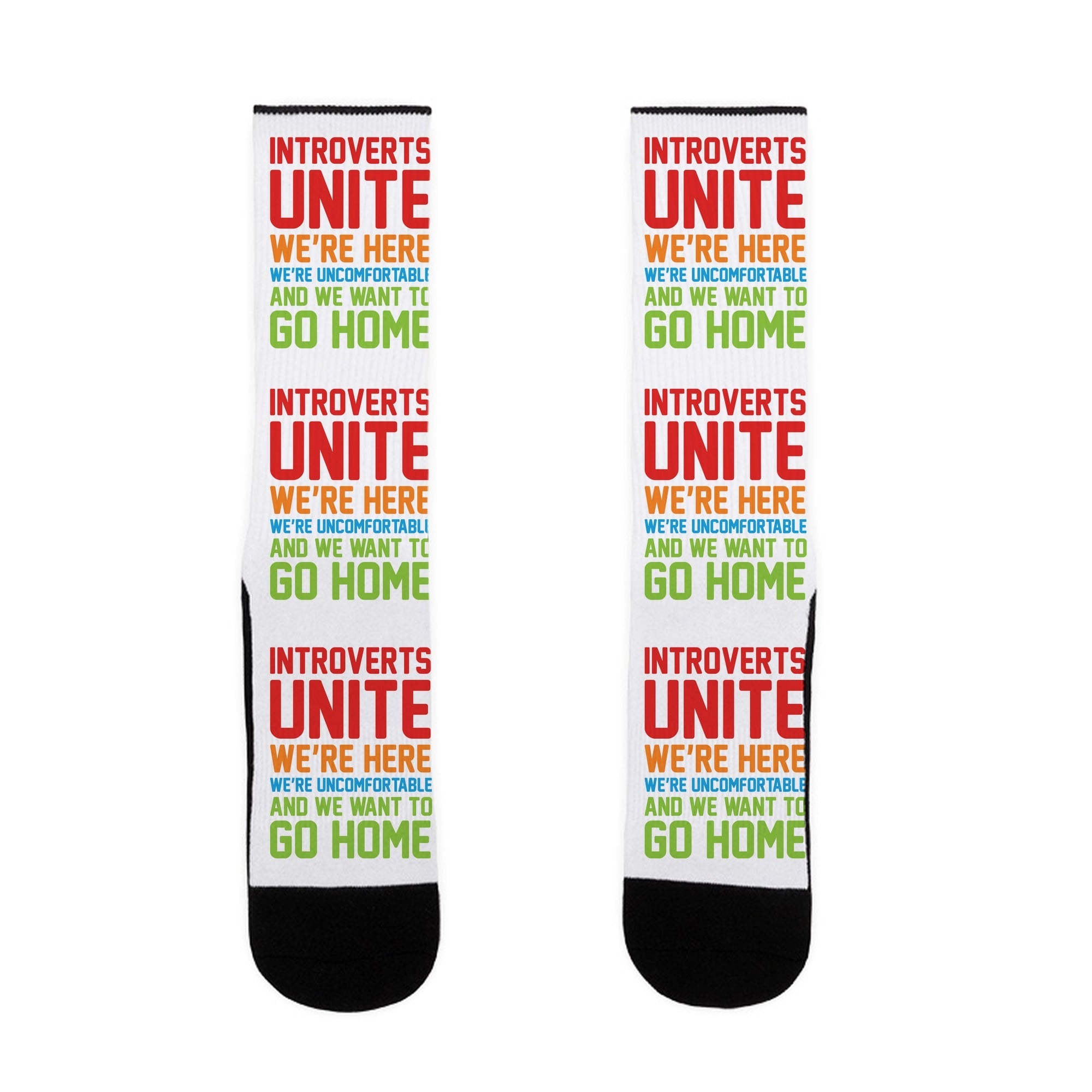Introverts Unite Socks