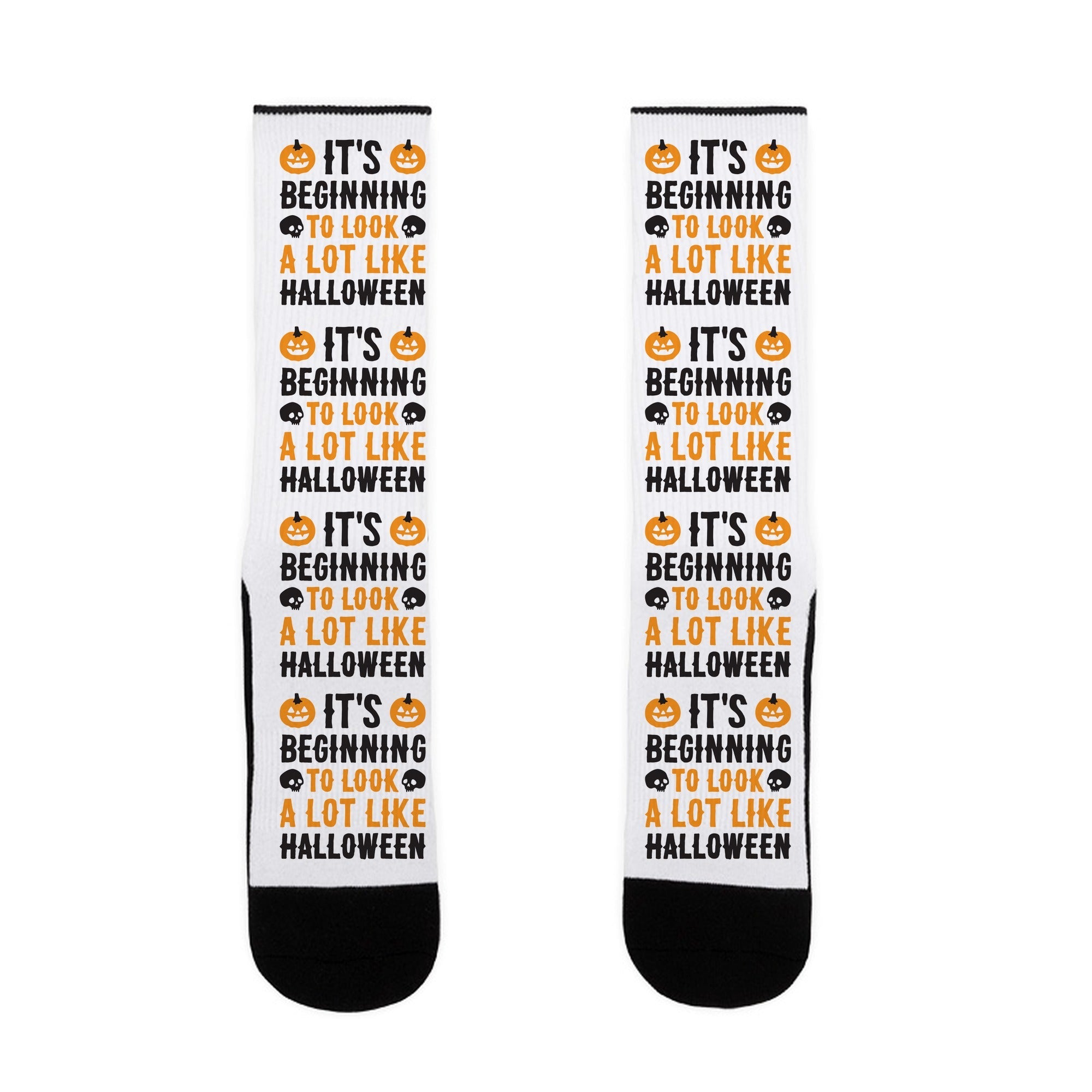 It's Beginning To Look A Lot Like Halloween Socks