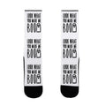 Look What You Made Me Boo Parody Socks