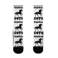 Magical Goth Unicorn Socks