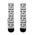 No Way Crochet Socks
