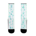 Scribble Doodle Pattern Socks
