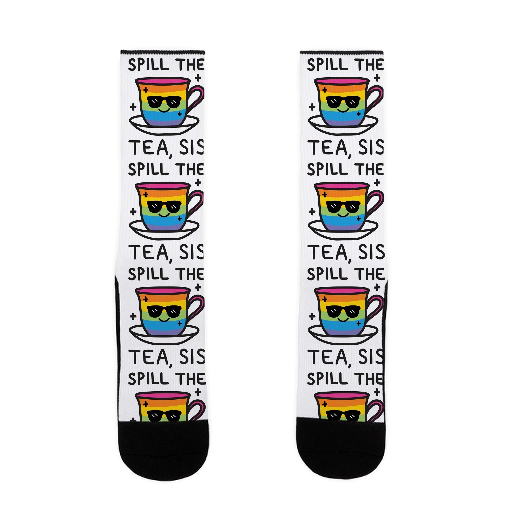 Spill The Tea, Sis LGBTQ+ Pride Socks