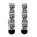 Training To Get Abs By Laughing At My Own Jokes Socks
