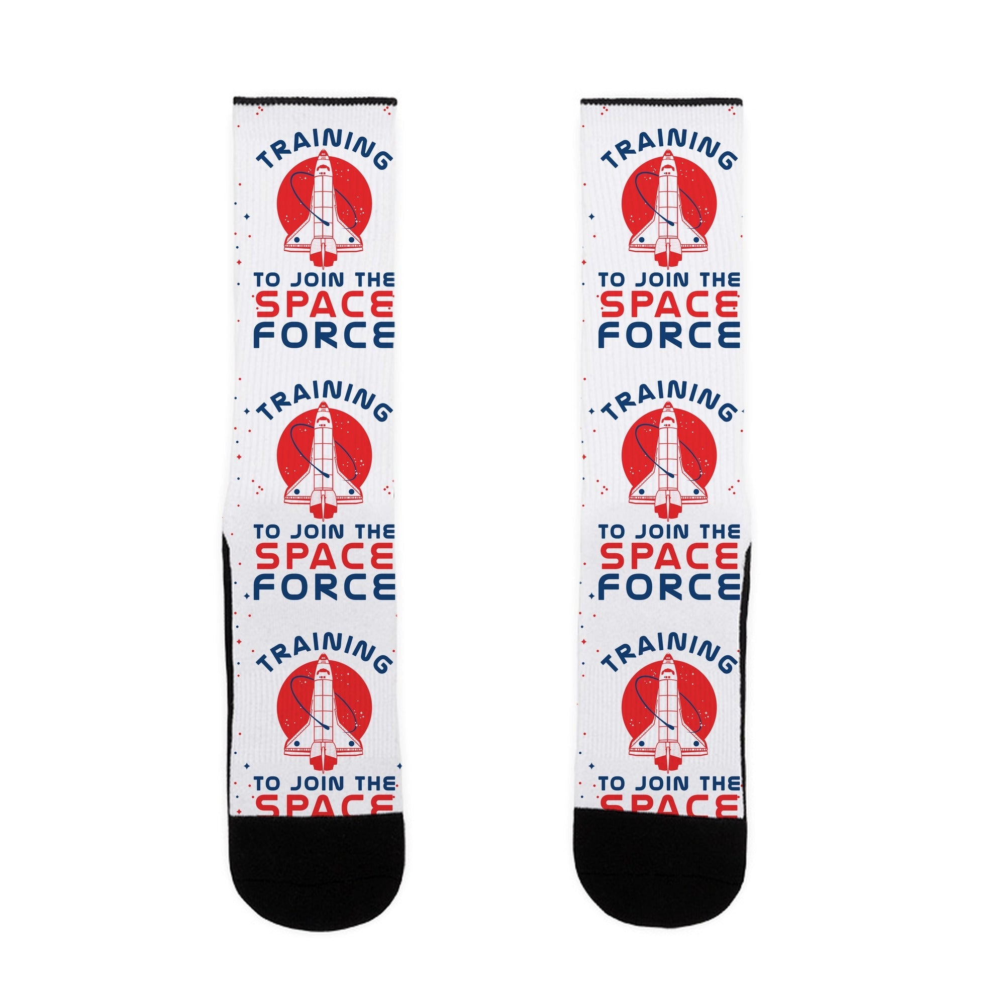 Training to Join the Space Force Socks