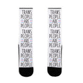 Trans People Are People Socks