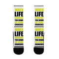 When Life Knocks You Down Do Some Crunches Socks