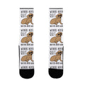 Wieners Never Quit Quitters Never Wien Socks