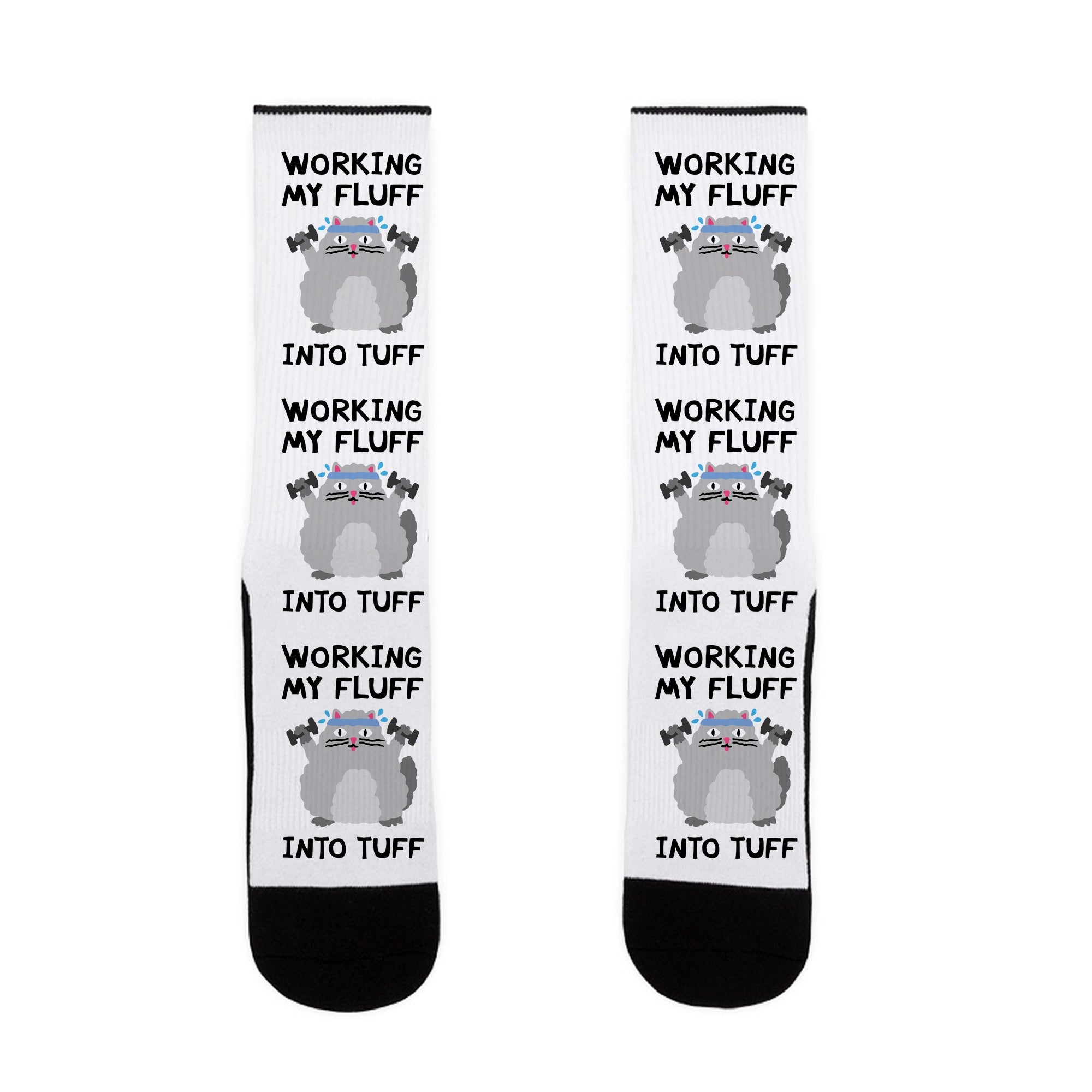 Working My Fluff Into Tuff Cat Socks