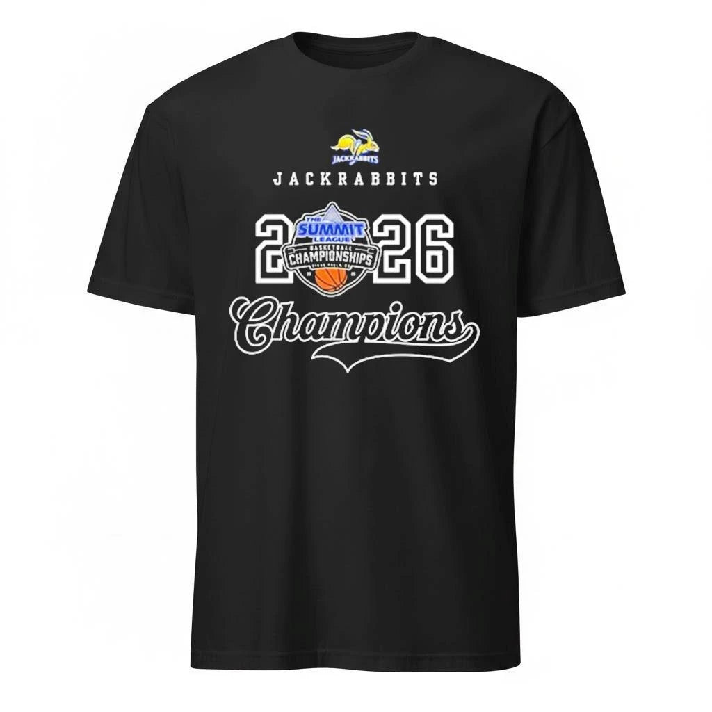 South Dakota State Jackrabbits Summit League Champions 2 Sides Shirt