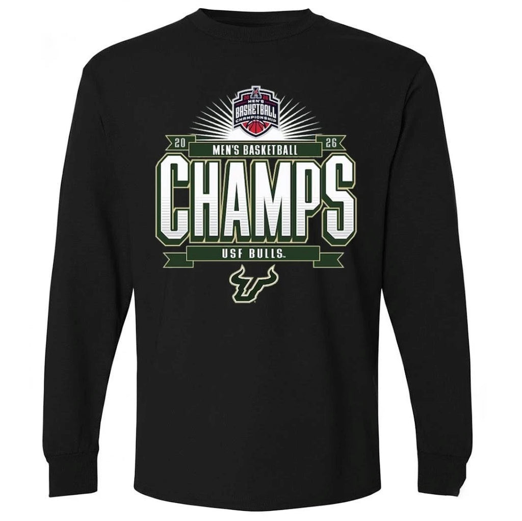 South Florida Bulls 84 Unisex 2026 American Conference Men’s Basketball Tournament Champions Shirt