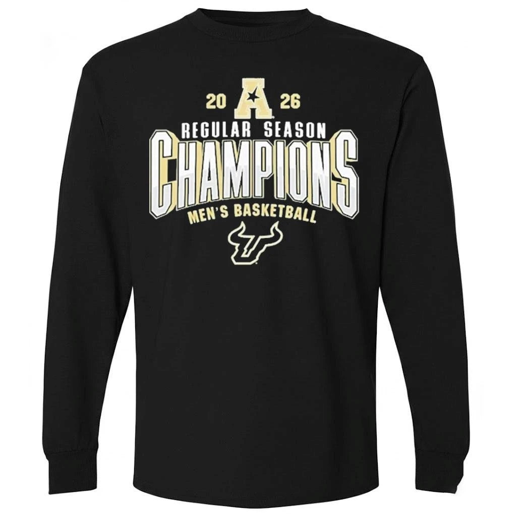 South Florida Bulls Champions 2026 AAC Men’s Basketball Regular Season Shirt