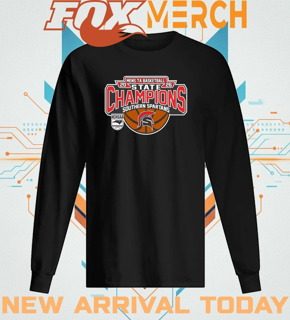 Southern Spartans 2026 Men’s 7A Basketball State Champions t-shirt