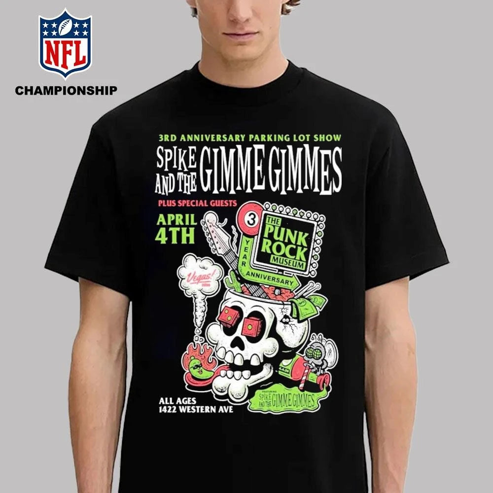 Spike And The Gimme Gimmes The Punk Rock Museum Show April 4 2026 Poster Shirt