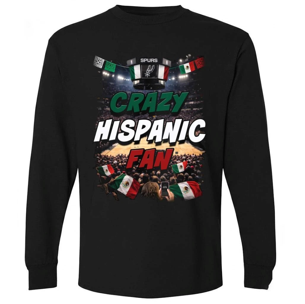 Spurs Crazy Hispanic Fan Shirt