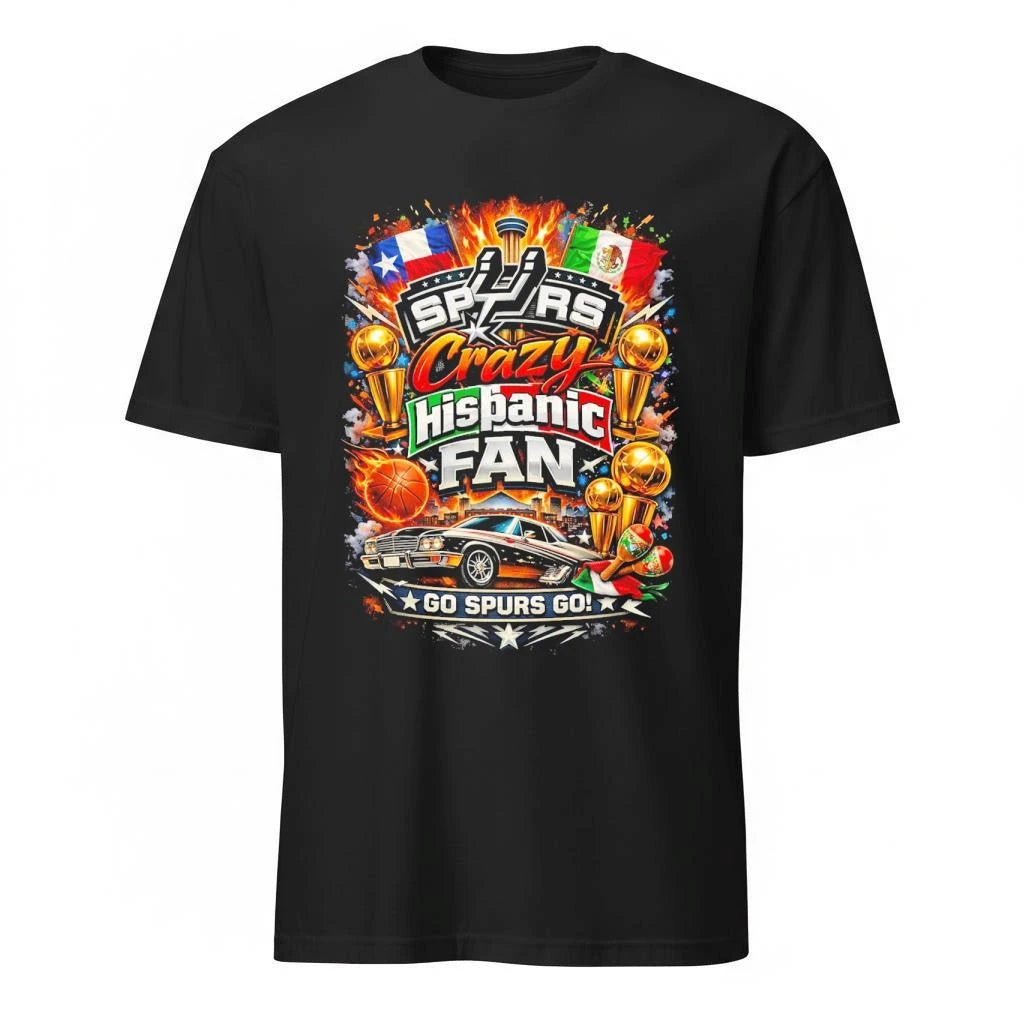 Spurs Crazy Hispanic Fan Go Spurs Go Shirt