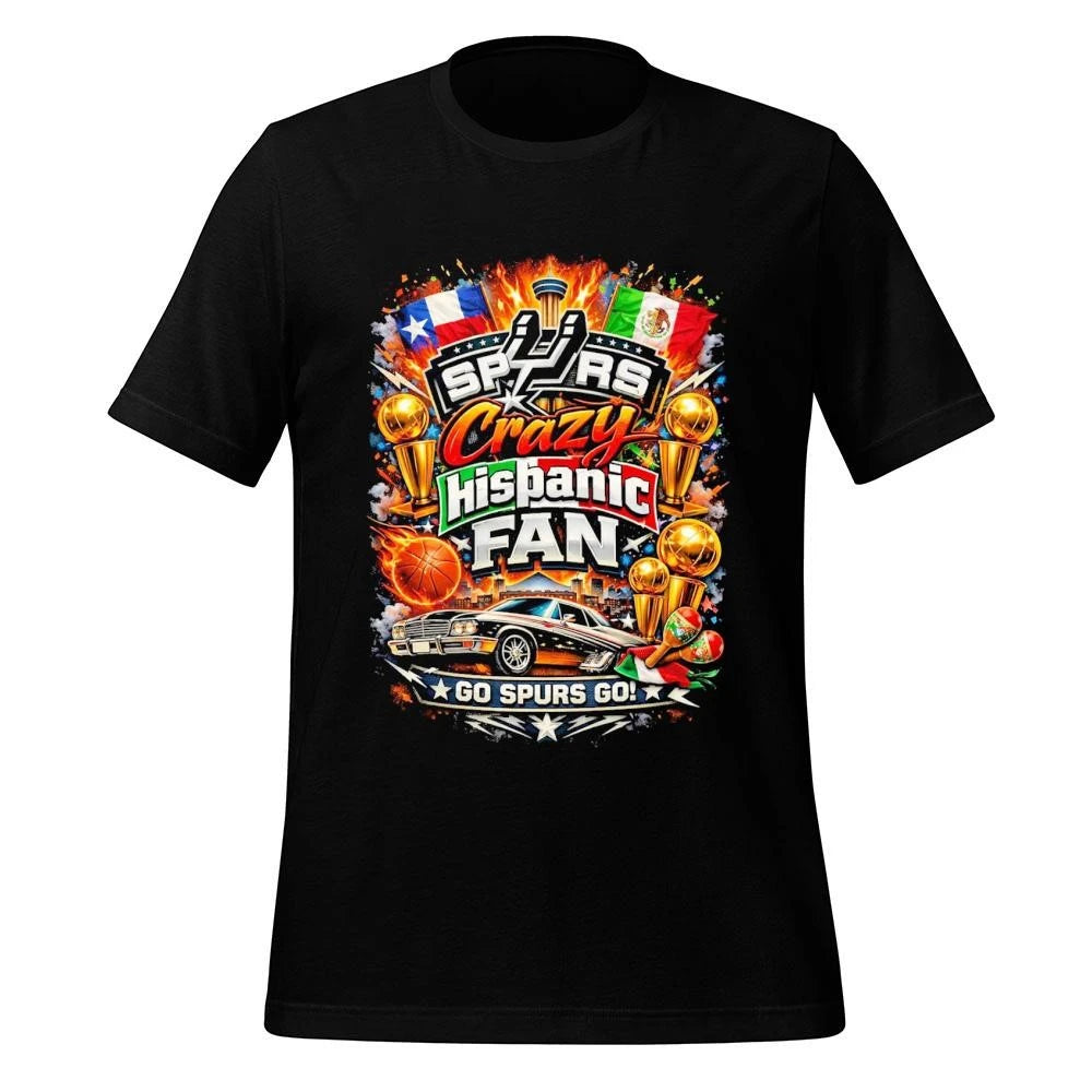 Spurs Crazy Hispanic Fan Go Spurs Go Shirt