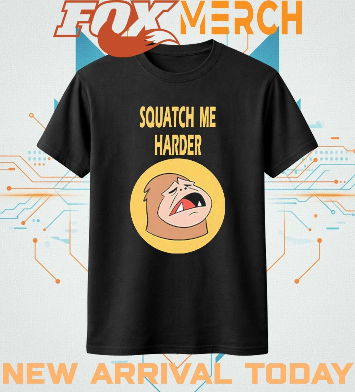 Squatch Me harder funny bigfoot meme t-shirt