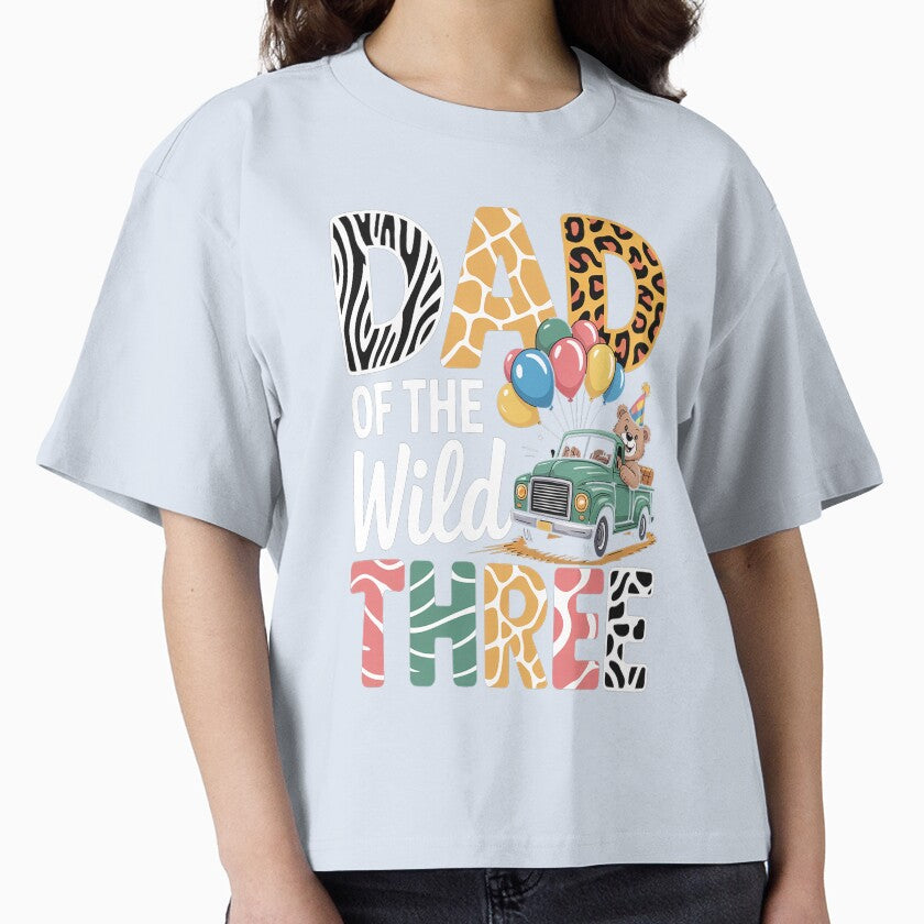 Dad Of The Wild and Three 3 Birthday Zoo Theme Safari Jungle by RonnasJackson