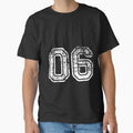 Sport Team Jersey 06 T Shirt Football Soccer Baseball Hockey Double Basketball Zero Six 0 6 by arcadetoystore