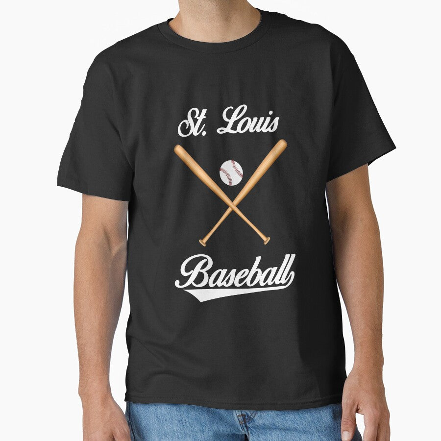 St. Louis Baseball T-Shirt for Men and Women by AllStarMerch