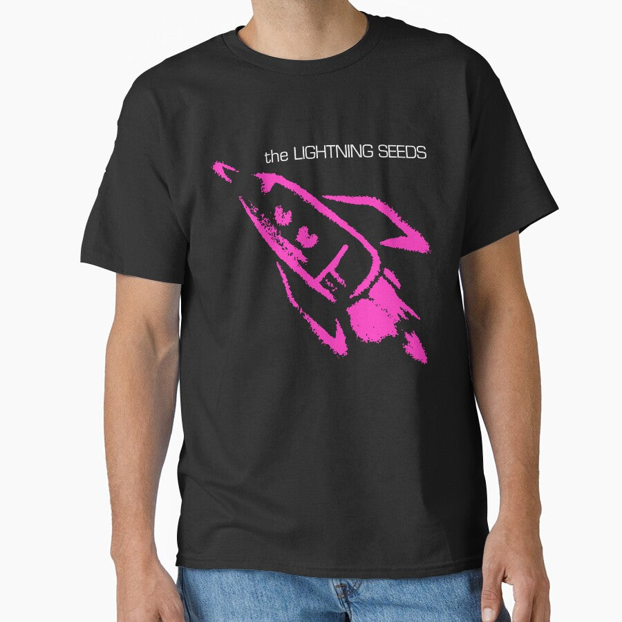 The Lightning Seeds, Pure, Sense, Life Of Riley, Jolification, vintage britpop remake by ElasticaShirts