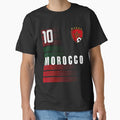 Football Soccer Morocco Flag Moroccan Pride Lovers Retro by Mdcazeem