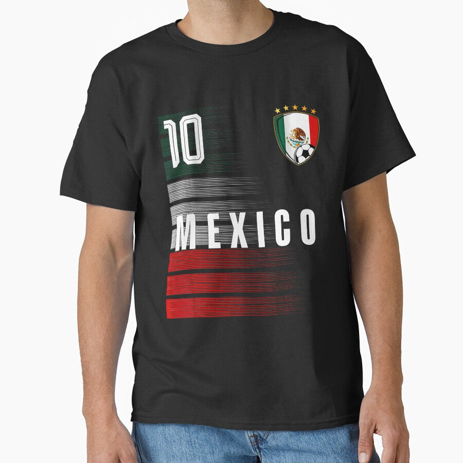 Football Soccer Mexico Flag Mexican Pride Lovers Retro by Mdcazeem