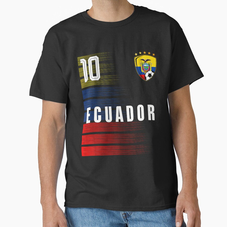 Football Soccer Ecuador Flag Ecuadorian Pride Lovers Retro by Mdcazeem
