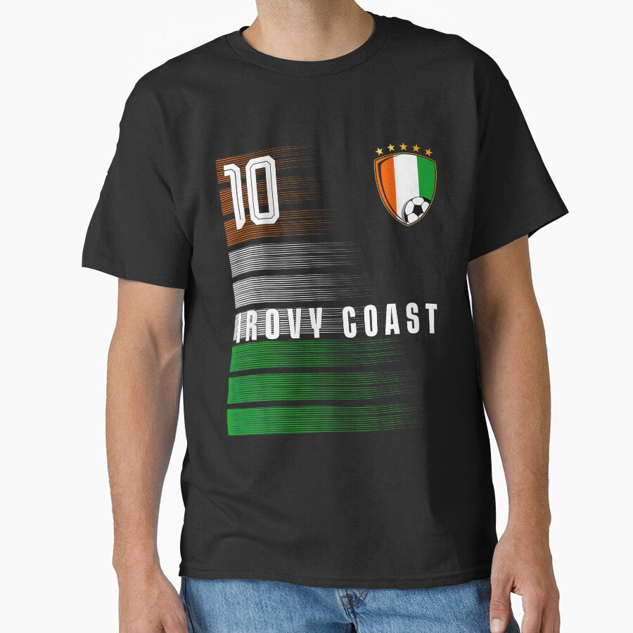 Football Soccer Ivory Coast Flag Ivory Coasters Pride Lovers Retro by Mdcazeem