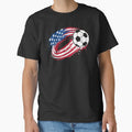 USA Soccer Ball Splatter American Flag Graphic by TeNovaStudio