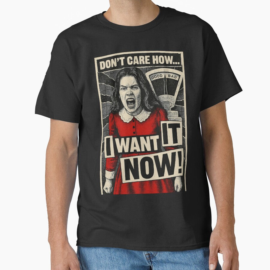 I WANT IT NOW! – Veruca Salt Punk Zine Print by Wonkas-Factory
