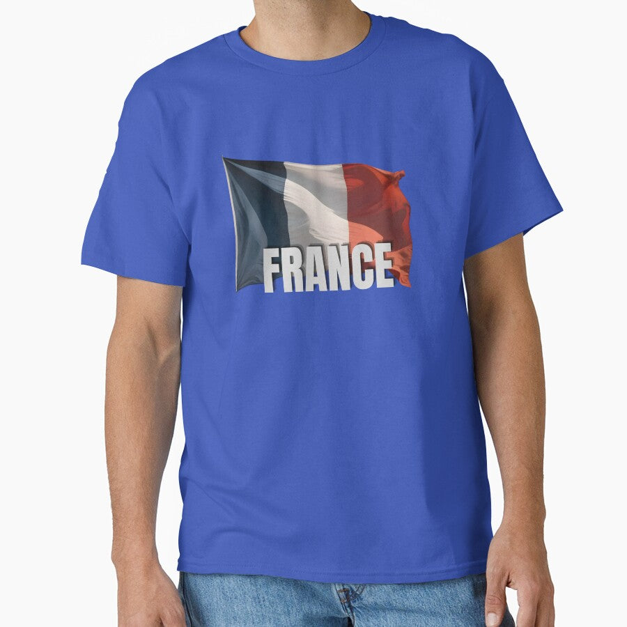 France Flag Text Design - French Tricolour Graphic by RVJdesigns