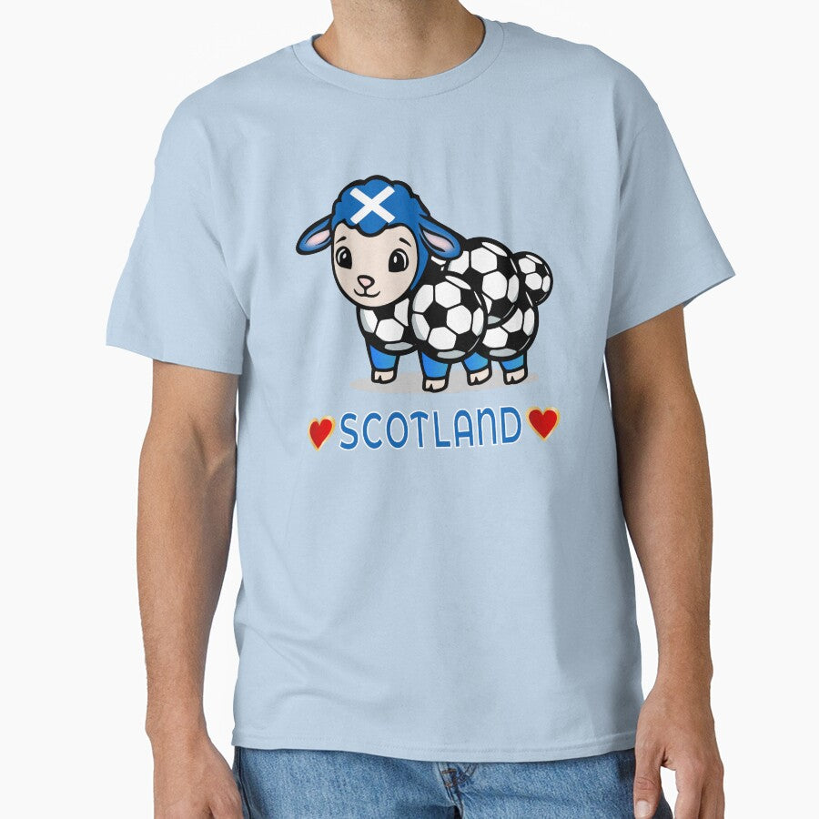 Scotland Sheep Football by minimalartstory