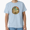 Stay Lazy – Sleepy Planet Vintage Cartoon Badge by WorkXPlay