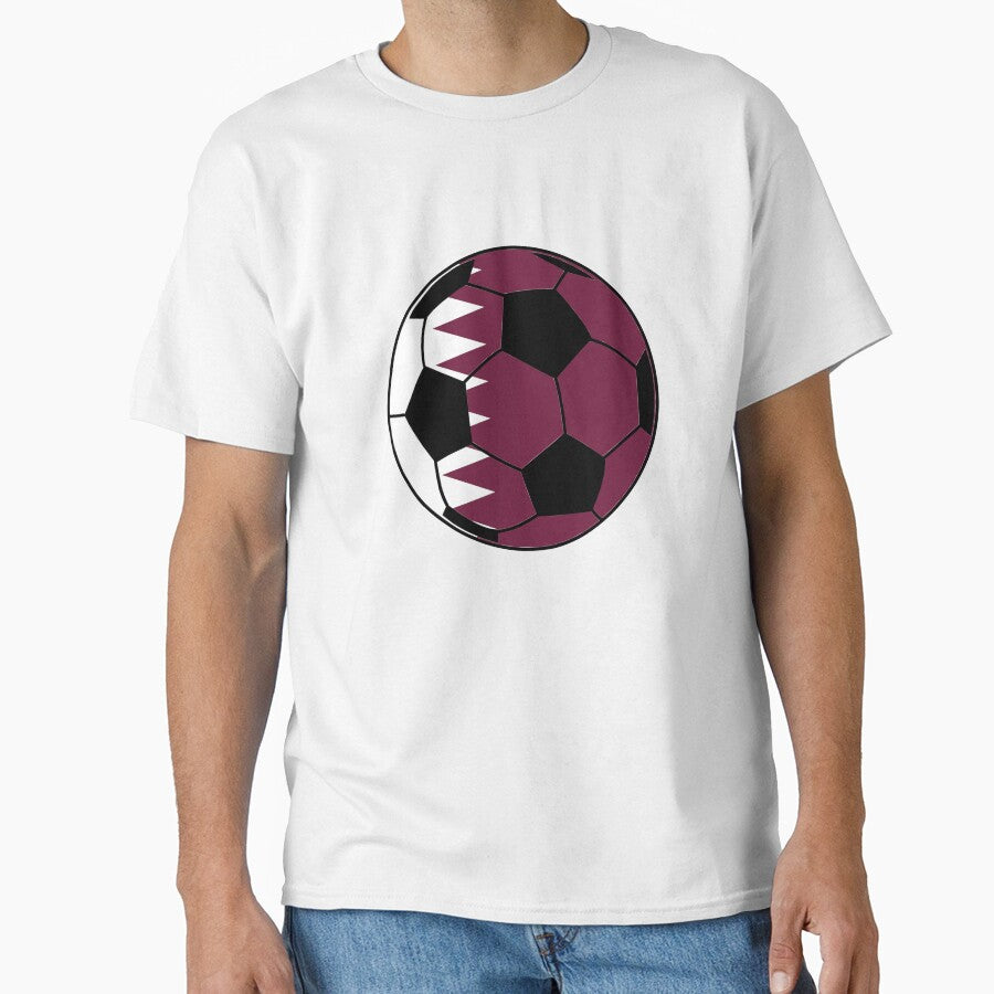 Qatar Flag Soccer Ball by FinalScoreClub