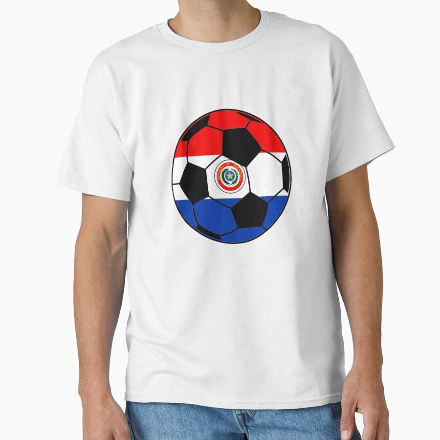 Paraguay Flag Soccer Ball by FinalScoreClub