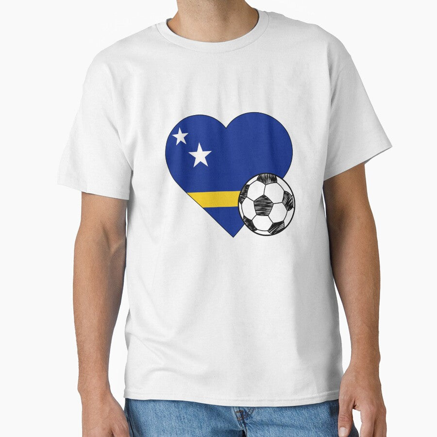 Curaçao Soccer Heart Design by FinalScoreClub
