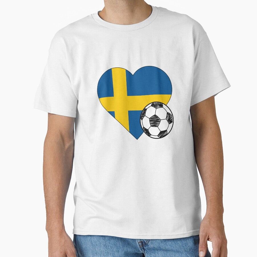 Sweden Soccer Heart Design by FinalScoreClub