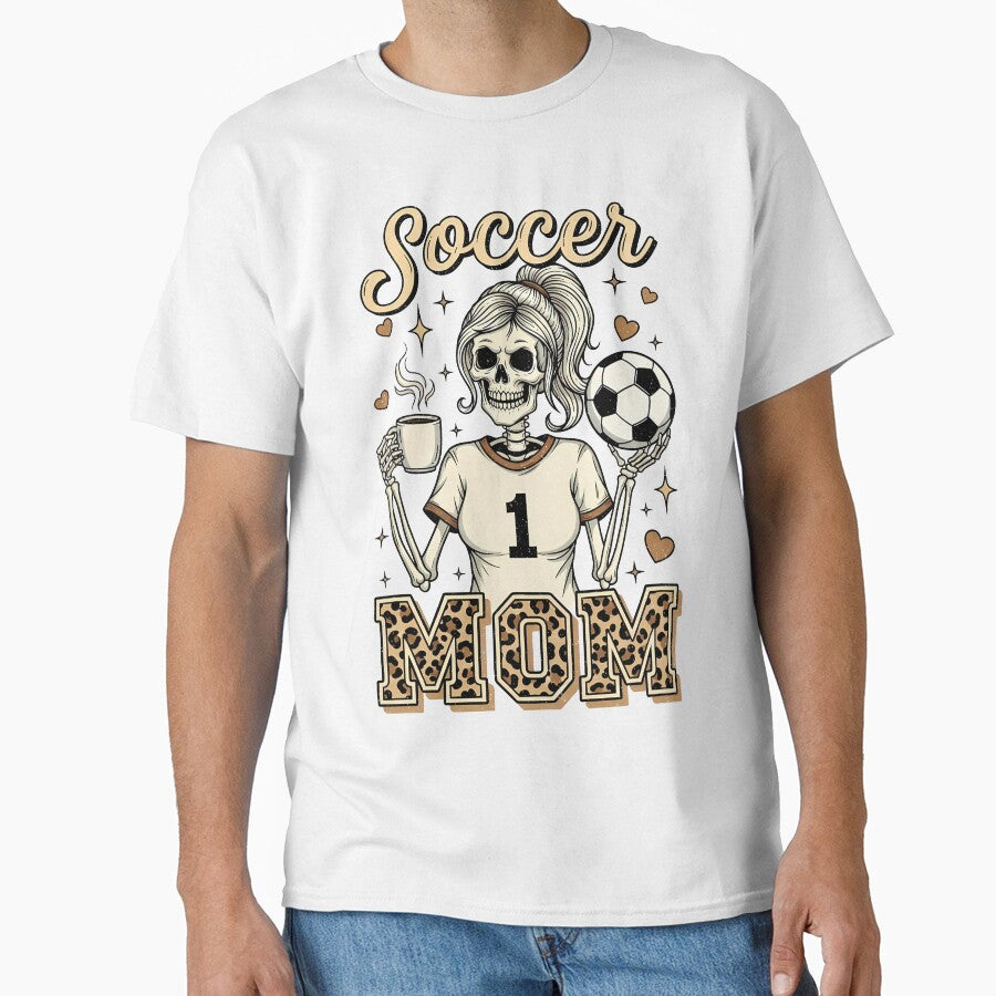 Funny Soccer Mom Skeleton Fueled On Coffee And Soccer by legendaryskins