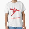Football Red Professional Flying Player | Soccer Professional Maestro by Football Stickers World