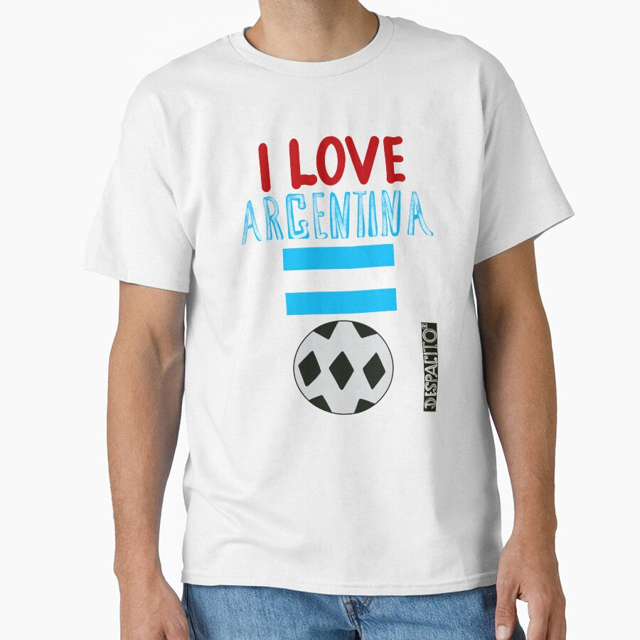 Despacito® I Love Argentina Flag Soccer Ball Futbol by DespacitoBrand