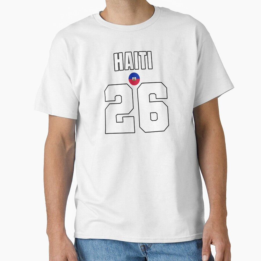 Haiti 26 Football Shirt Style Design – Haiti National Team Apparel by The Hairy Melon