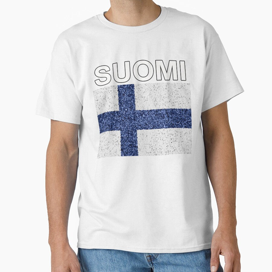 Suomi Flag National Art Style Deluxe by merchhost