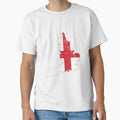 England Flag map tshirt distressed vintage by farhanhafeez