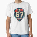 Vintage Soccer Badge – Number 67 - 1 by PixelKickr